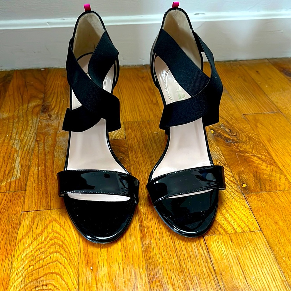 SJP (Sarah Jessica Parker) Vivienne Black Patent Heels